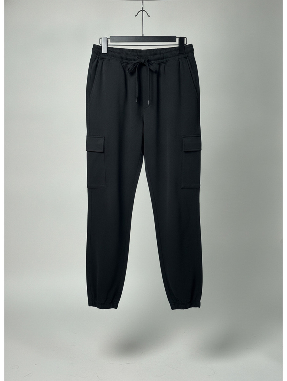 All In Motion Men's Black Cargo Pants with Drawstring Waist